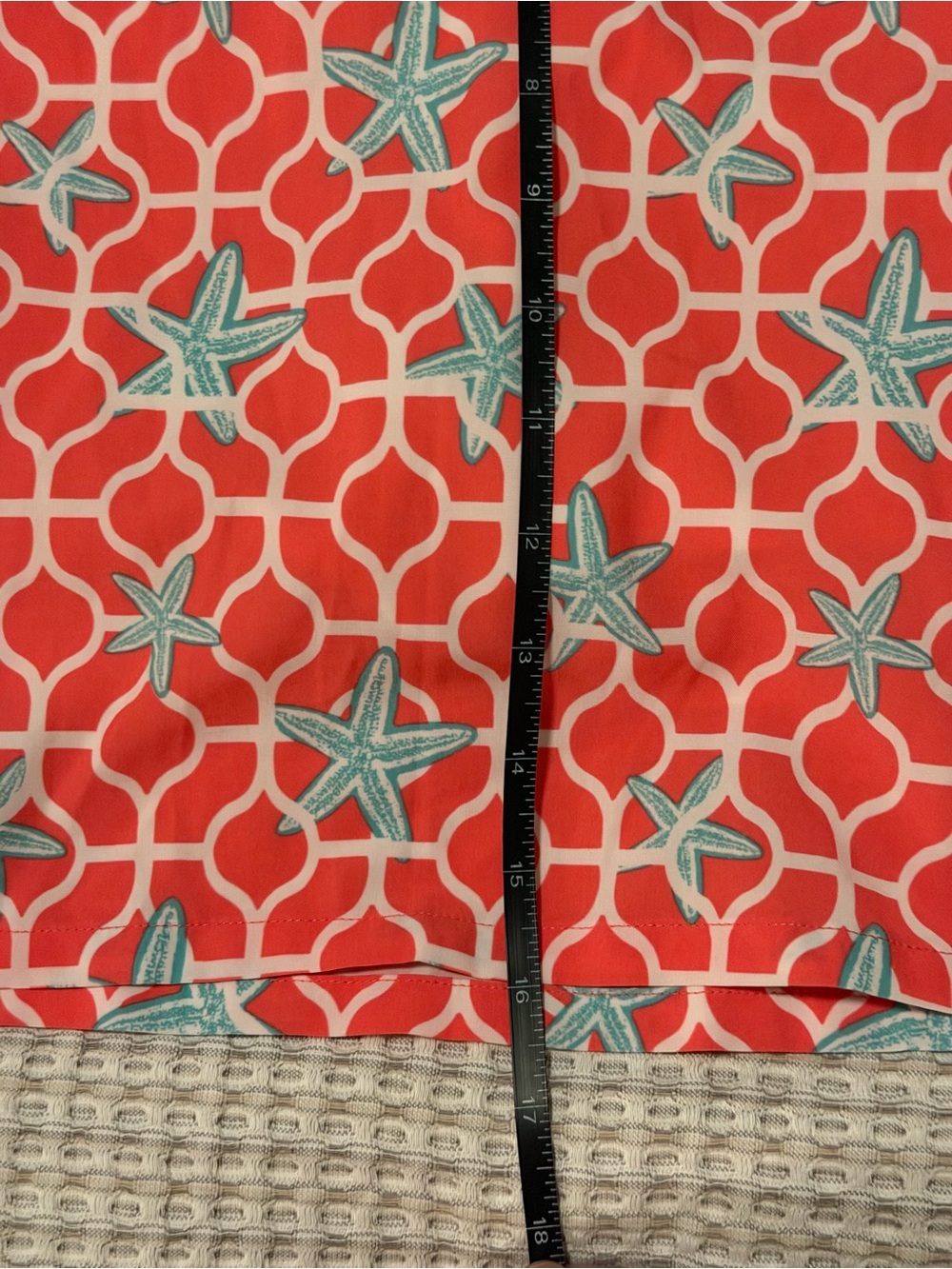 Crown & Ivy Golf Women's Coral Patterned A-Line Skort - Picture 5 of 9
